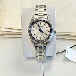 Seiko Women's Silver And Blue Colored Watch
